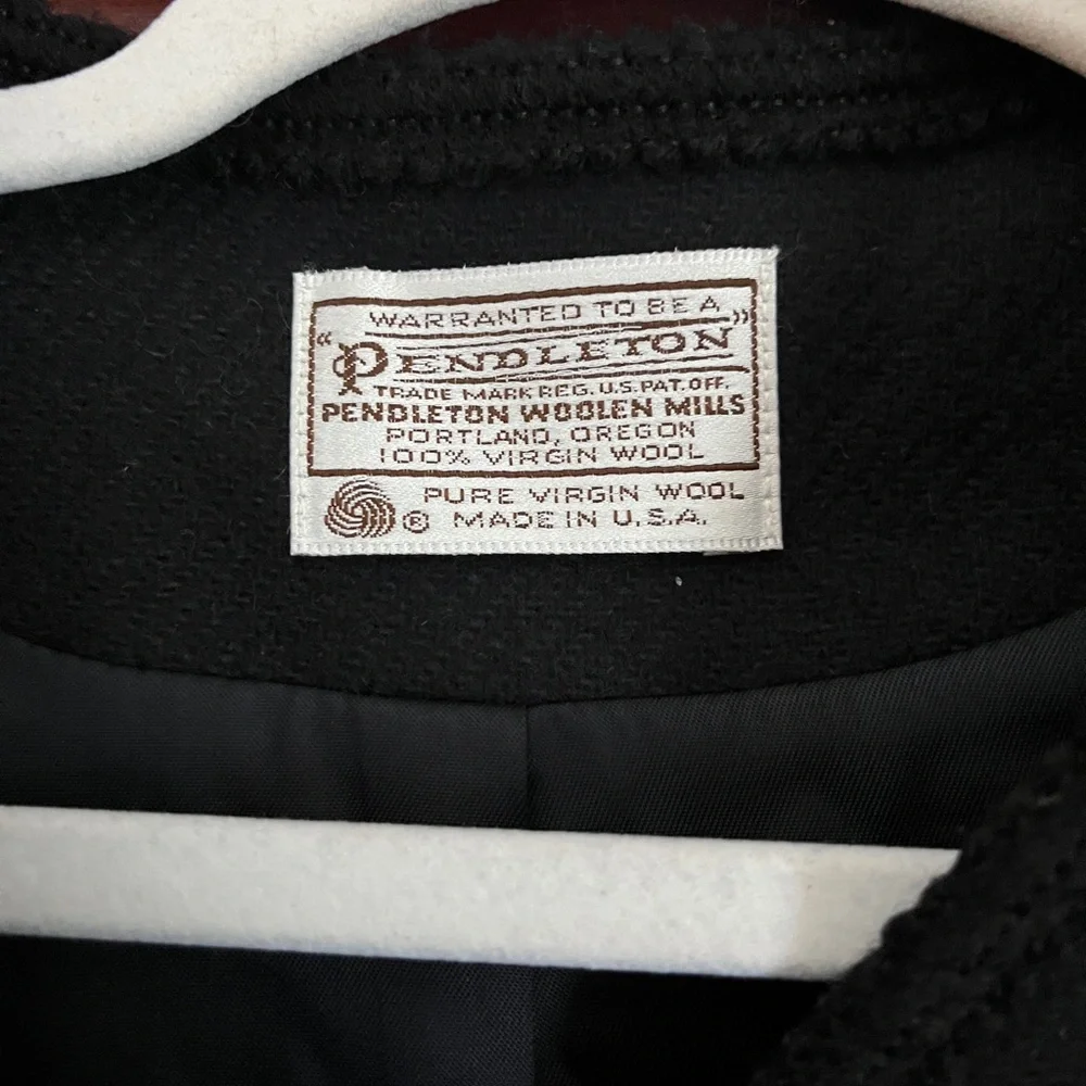 Pendleton Black Blazer with Button Detail - Picture 2 of 4